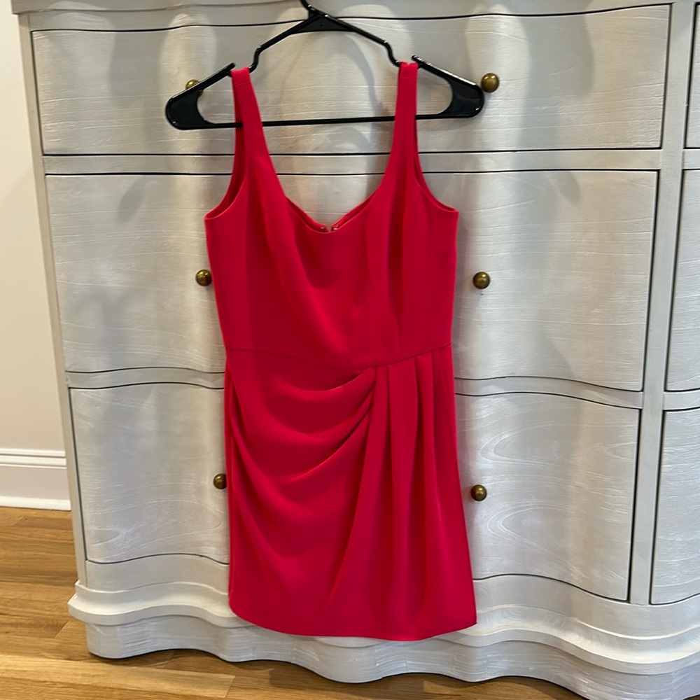 Amanda Uprichard hot pink mini dress - small